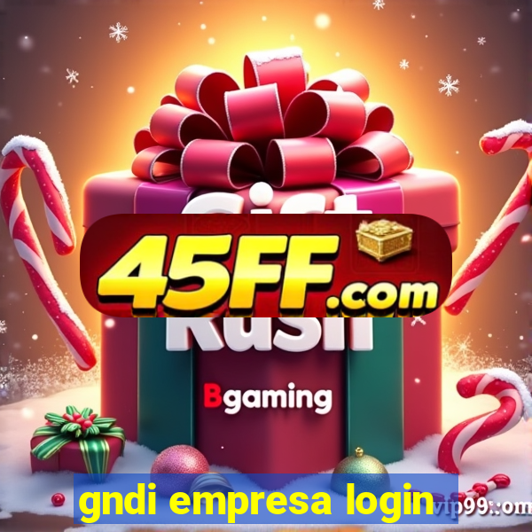 gndi empresa login